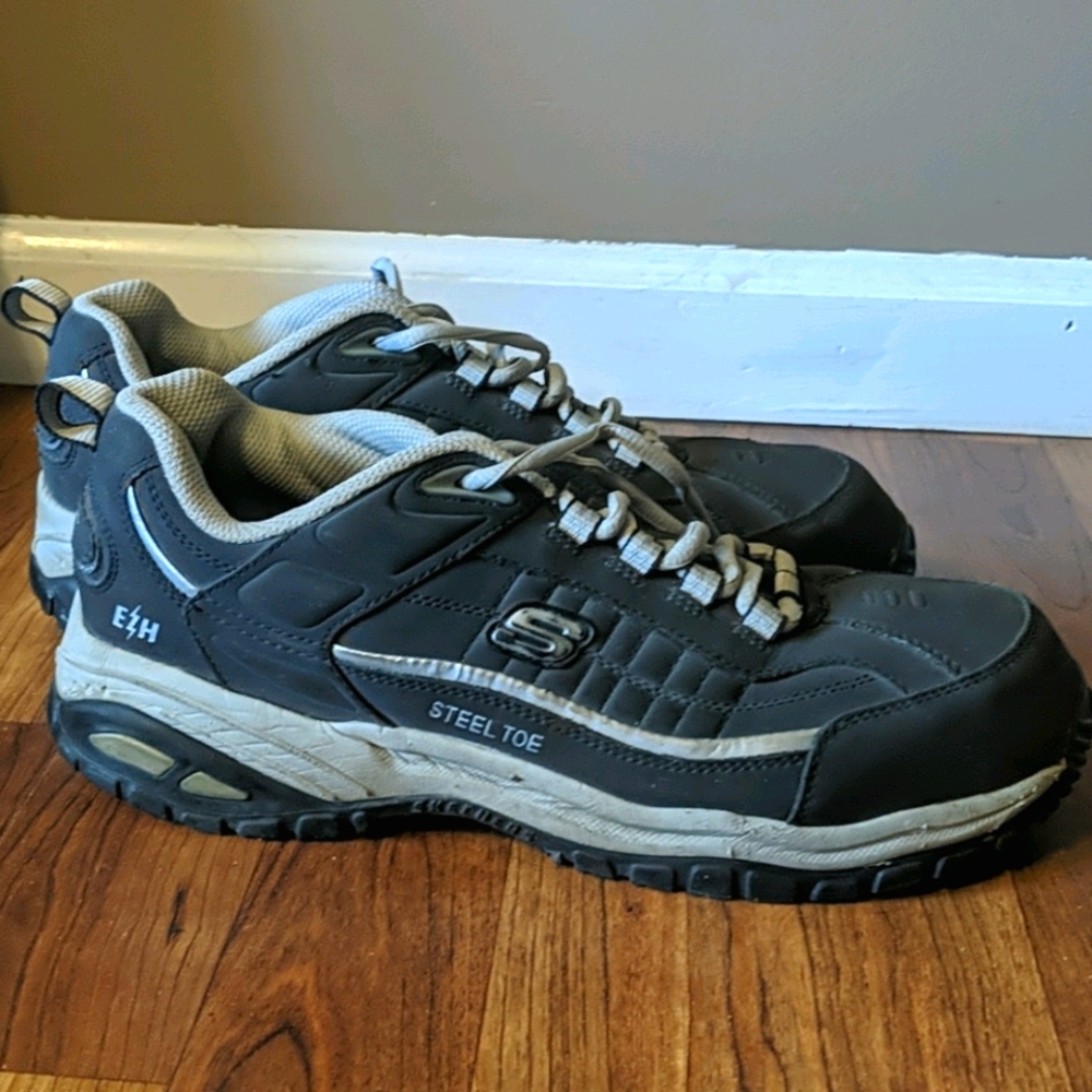 Sketcher steel toe work shoes